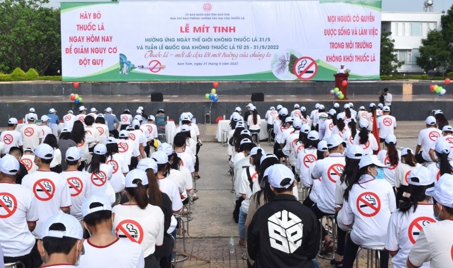 Kon Tum Nhân rộng việc thực hiện các mô hình môi trường không khói thuốc