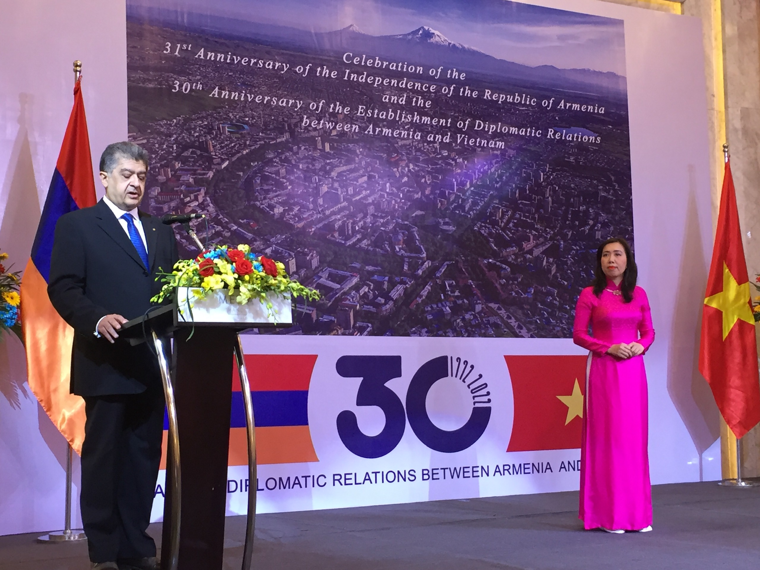 Quan hệ hữu nghị truyền thống Việt Nam-Armenia không ngừng được vun đắp