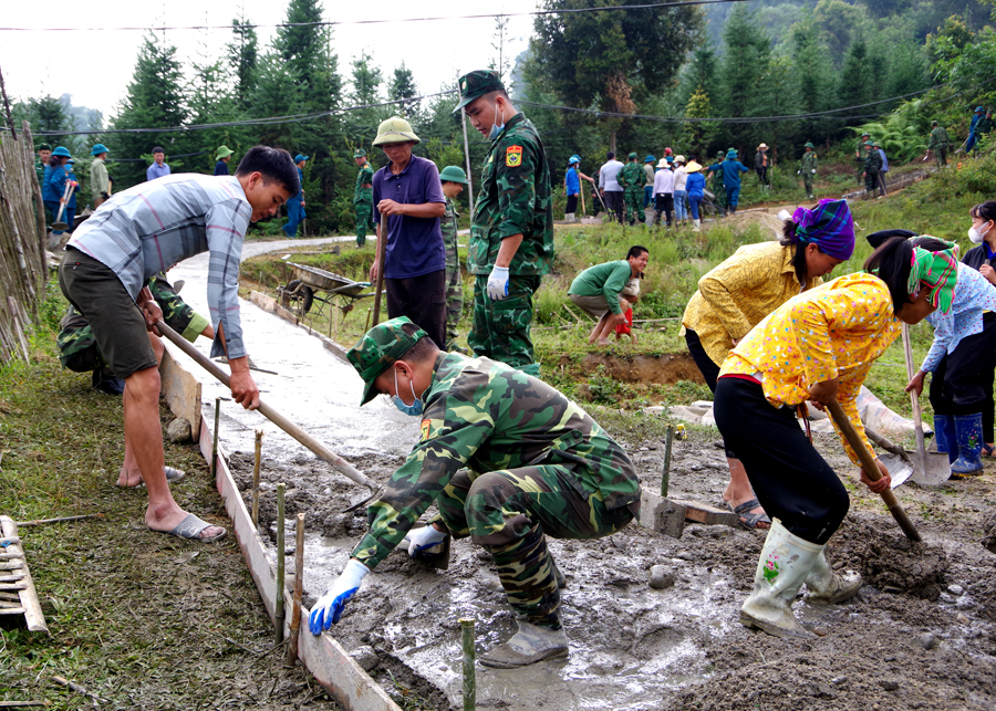 Bộ đội Biên phòng tỉnh Hà Giang chú trọng thực hiện công tác dân vận