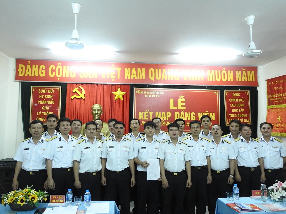Phát triển đảng viên mới ở Đảng bộ Lữ đoàn 125, Vùng 2 Hải quân
