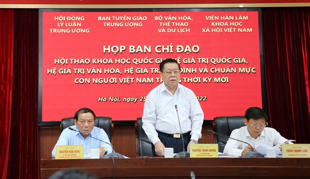 Sẵn sàng cho Hội thảo quốc gia về Hệ giá trị Việt Nam trong thời kỳ mới