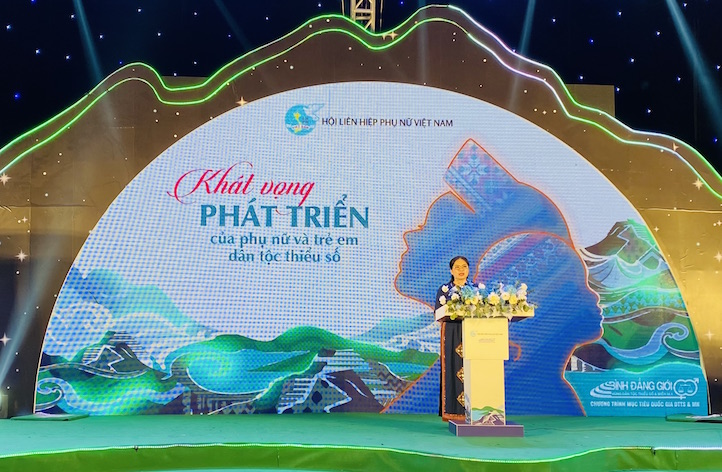 “Khát vọng phát triển của phụ nữ và trẻ em dân tộc thiểu số”