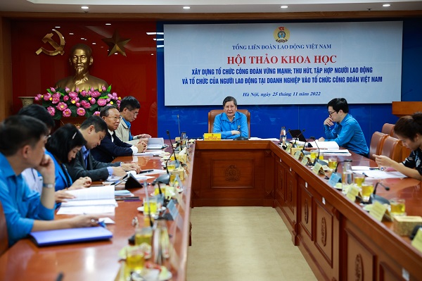 Xây dựng tổ chức công đoàn vững mạnh