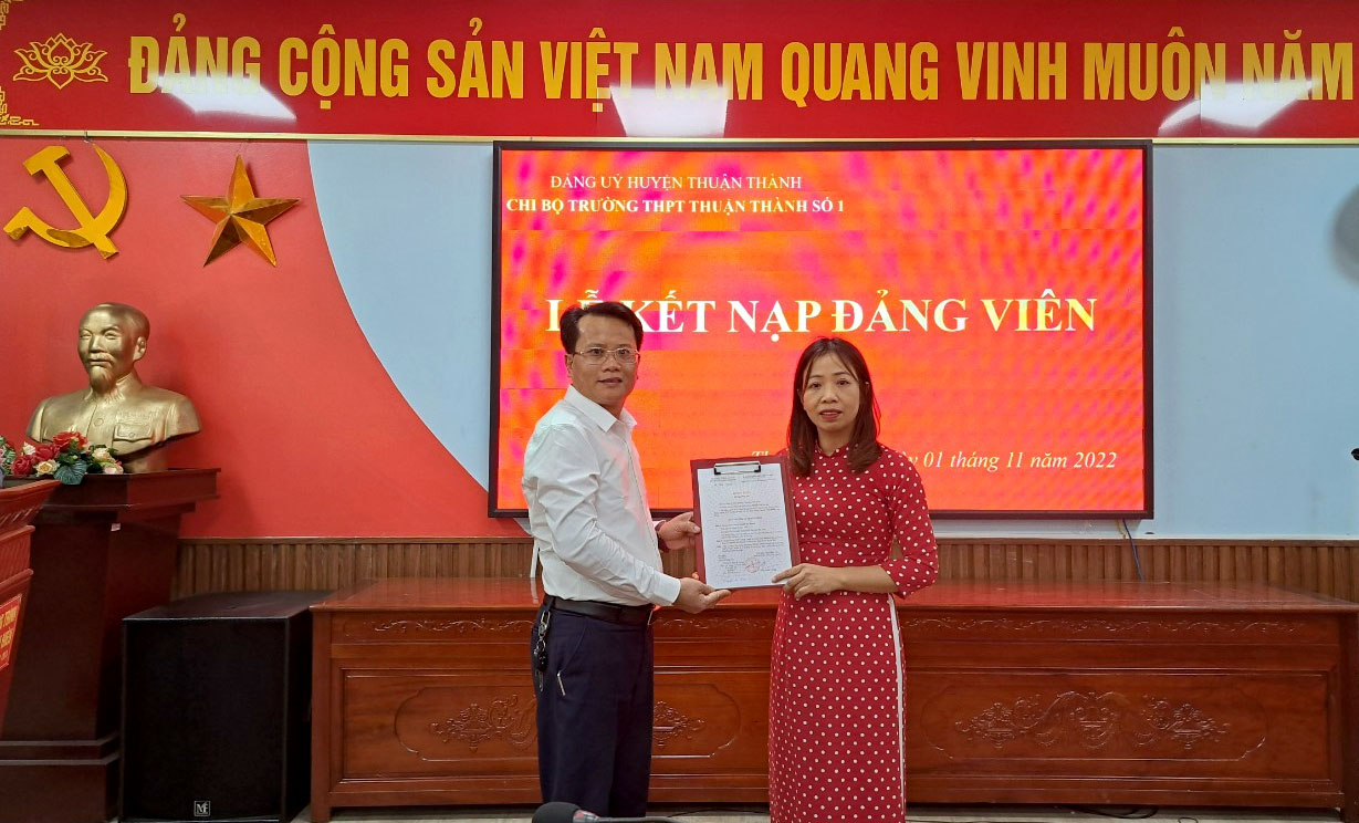Thuận Thành Bắc Ninh  Những cách làm hiệu quả để phát triển đảng viên