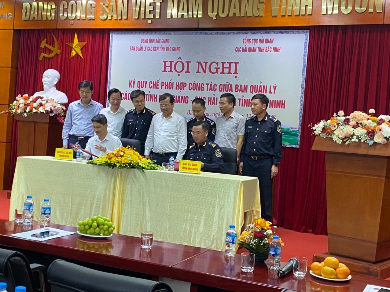 Tăng cường phối hợp giữa Ban Quản lý các Khu công nghiệp Bắc Giang và Cục Hải quan tỉnh Bắc Ninh