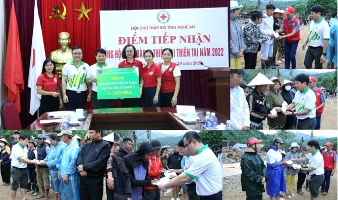 PVFCCo kịp thời hỗ trợ đồng bào vùng lũ Kỳ Sơn, Nghệ An