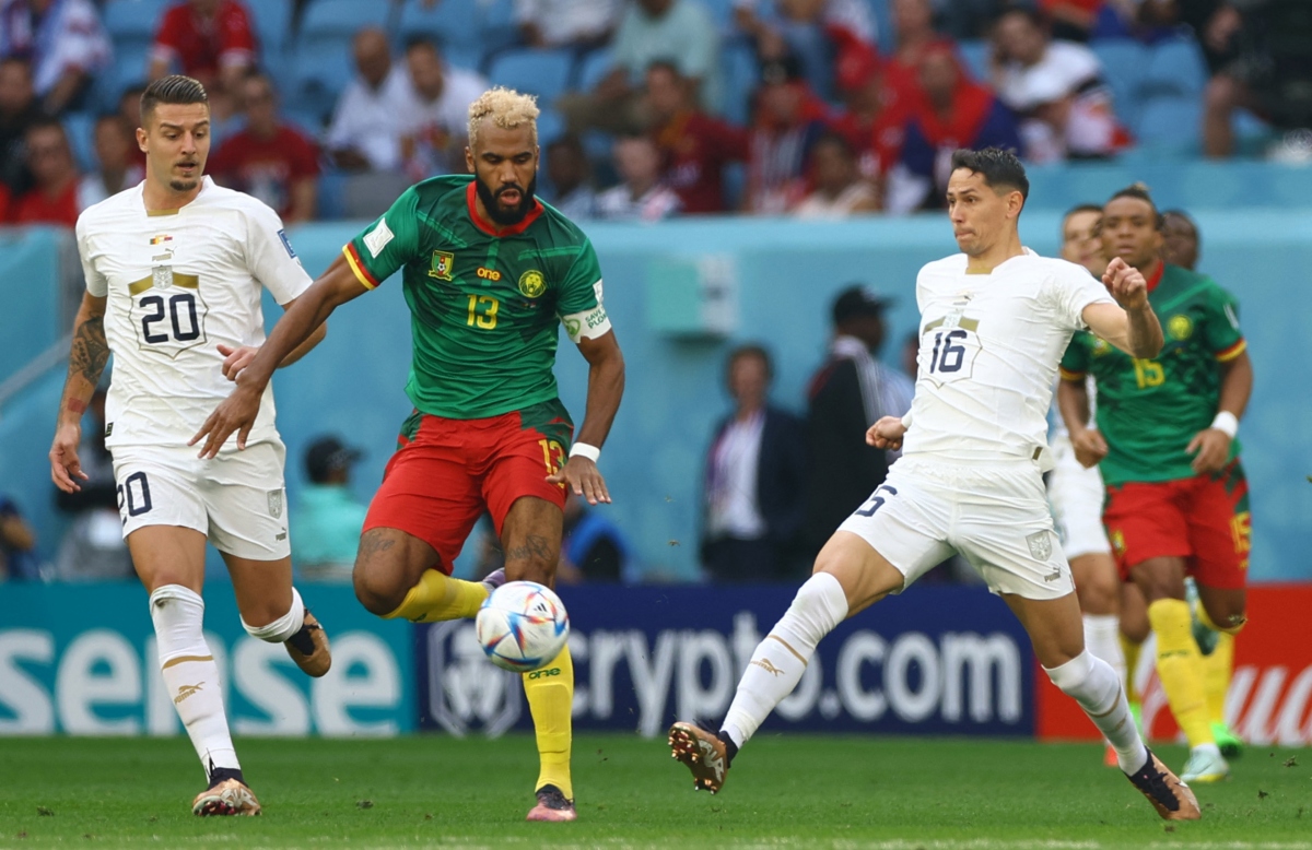 Cameroon chia điểm cùng Serbia sau màn đua tỷ số