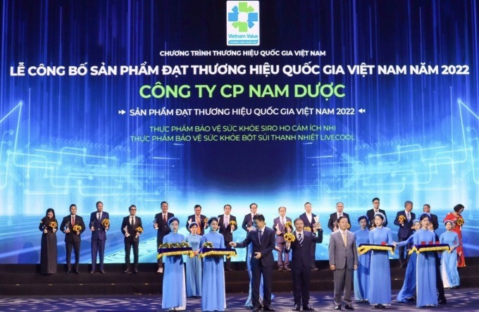Nam Dược đạt “Thương hiệu quốc gia” 2022