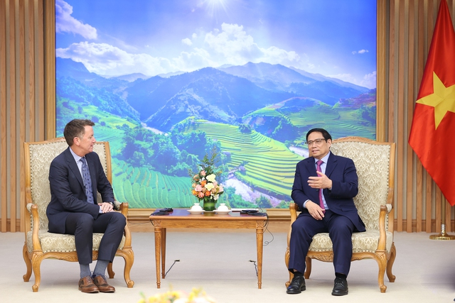 Thủ tướng Phạm Minh Chính tiếp Giám đốc điều hành Tập đoàn Nike