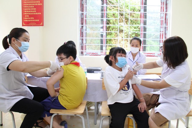 Vĩnh Phúc Tăng độ bao phủ vắc xin cho trẻ em