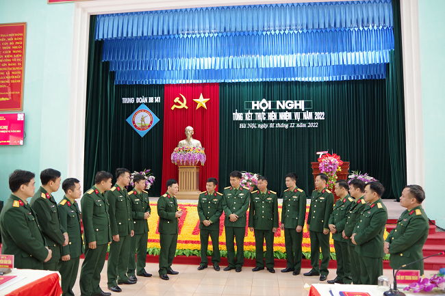 Trung đoàn 141 tổng kết thực hiện nhiệm vụ năm 2022