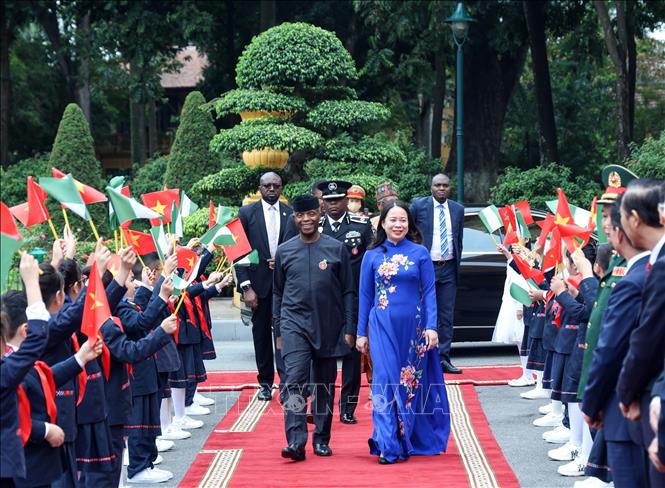 Phó Chủ tịch nước Võ Thị Ánh Xuân hội đàm với Phó Tổng thống Cộng hòa Liên bang Nigeria