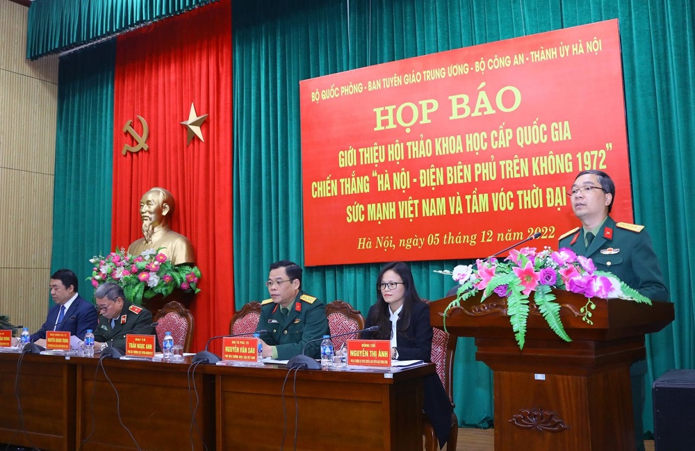 Ngày 9 12, sẽ diễn ra Hội thảo khoa học về Chiến thắng Hà Nội - Điện Biên Phủ trên không 1972