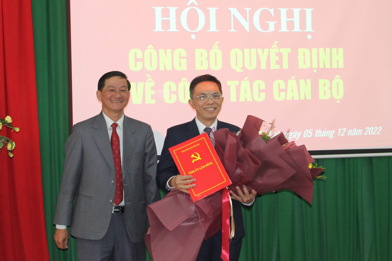 Đồng chí Đặng Trí Dũng được điều động làm Bí thư Thành ủy Đà Lạt