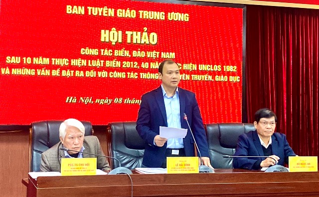 Tăng cường tuyên truyền, tạo sự thống nhất trong nhận thức về công tác biển, đảo