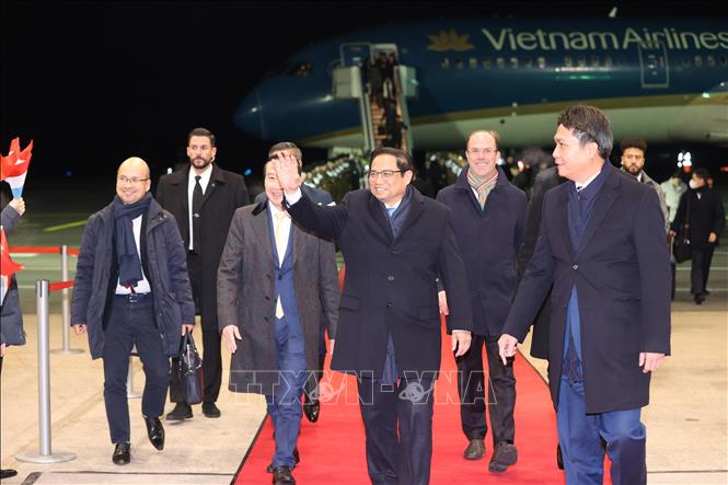 Thủ tướng Phạm Minh Chính bắt đầu thăm chính thức Luxembourg