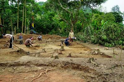 Khai quật khảo cổ tại di chỉ Thiện Kế, tỉnh Tuyên Quang