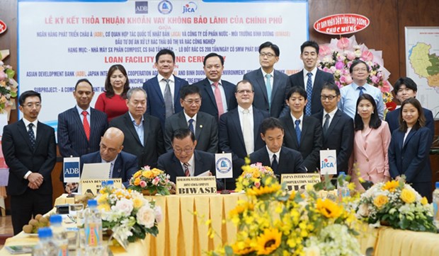 Ký khoản vay trị giá 13 triệu USD chuyển hóa rác thành năng lượng ở tỉnh Bình Dương
