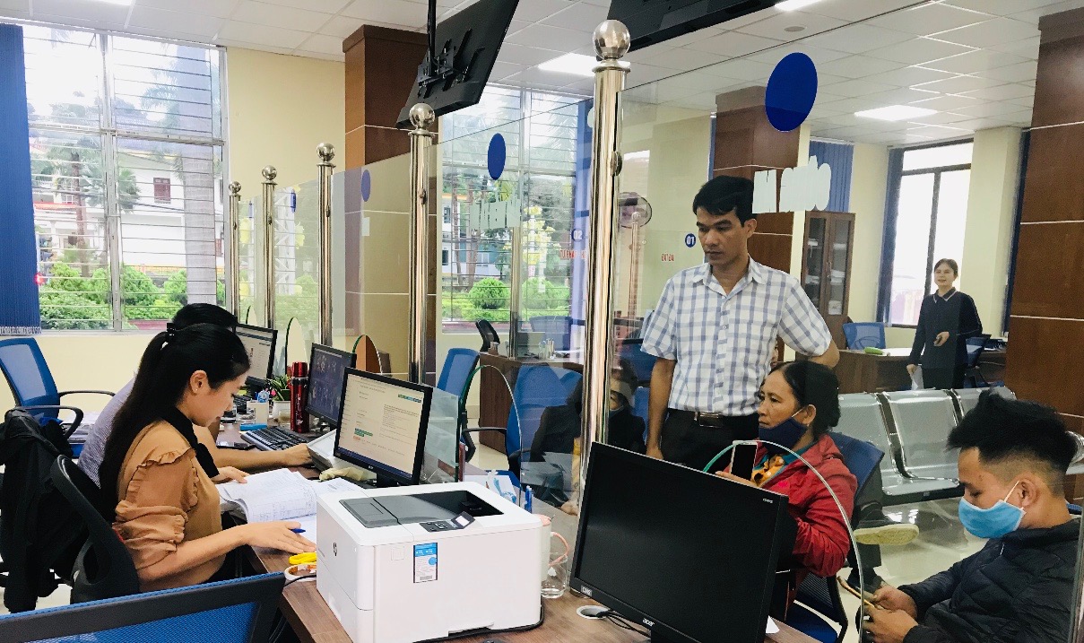 Trấn Yên đẩy mạnh ứng dụng công nghệ thông tin vào cải cách hành chính