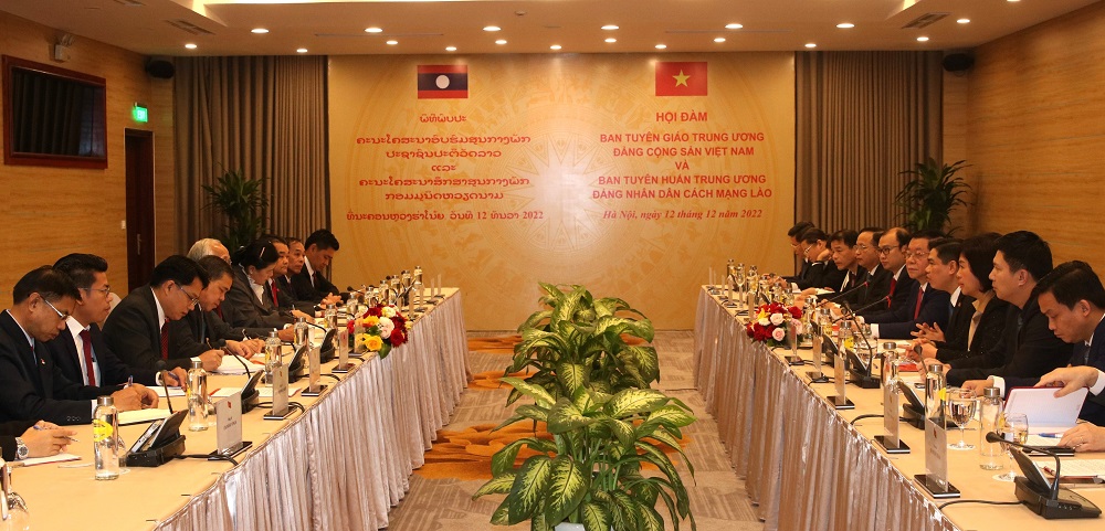 Việt Nam - Lào tăng cường trao đổi, chia sẻ kinh nghiệm công tác Tuyên giáo
