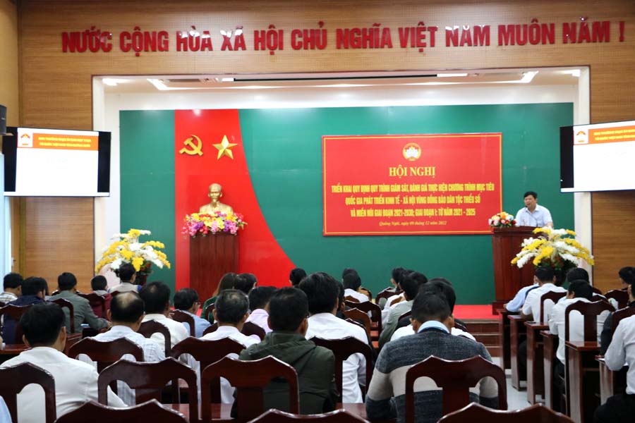 Quảng Ngãi Triển khai Quy định quy trình giám sát chương trình phát triển kinh tế - xã hội ở miền núi