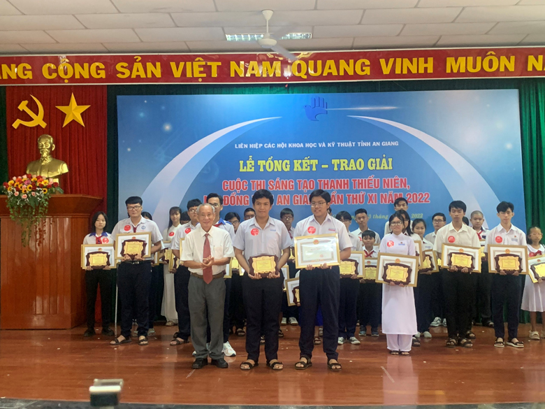 An Giang 31 sản phẩm đoạt giải cuộc thi sáng tạo dành cho thanh, thiếu niên, nhi đồng