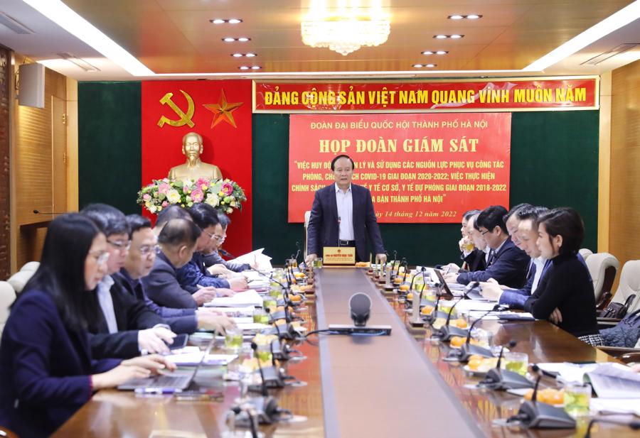 Hà Nội triển khai kế hoạch giám sát chuyên đề về lĩnh vực y tế