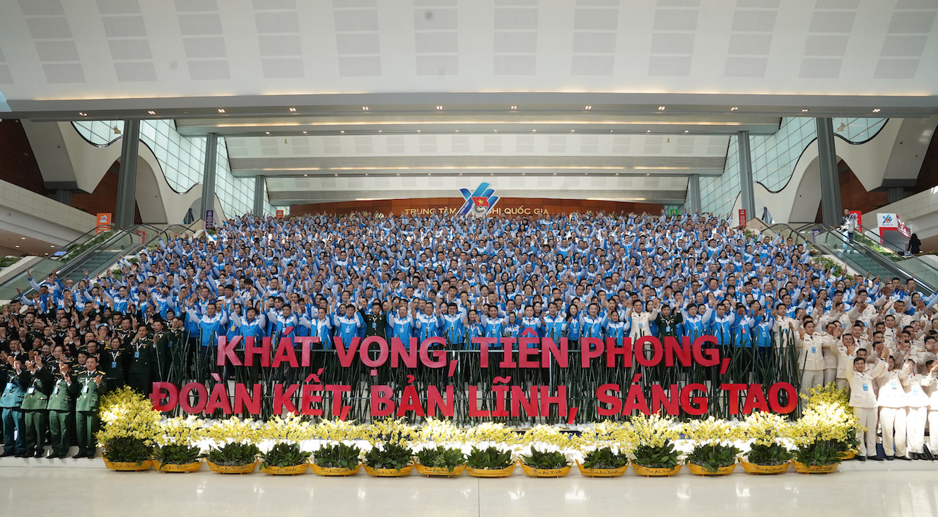 Phiên làm việc đầu tiên Đại hội Đoàn toàn quốc lần thứ XII