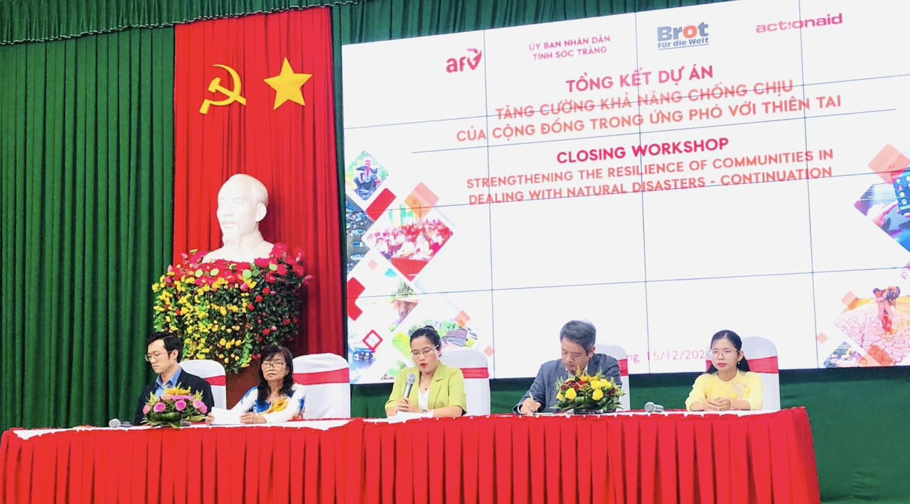Tăng cường sức chống chịu của cộng đồng trong ứng phó với thiên tai