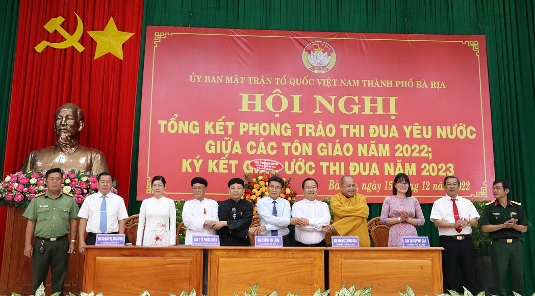 Các tổ chức tôn giáo TP Bà Rịa góp phần nâng cao chất lượng các phong trào thi đua