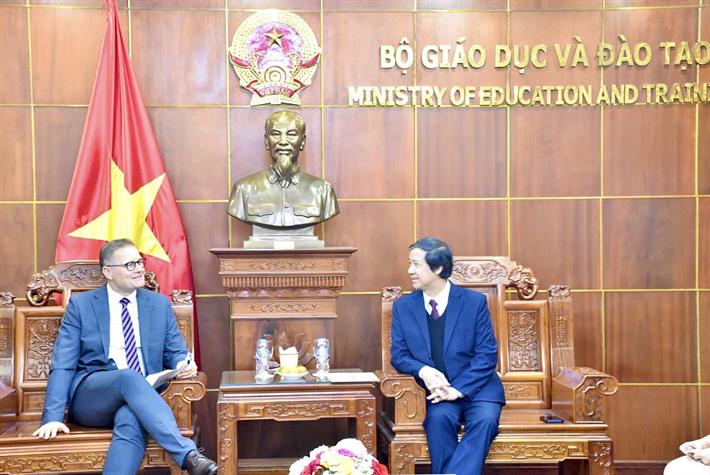 Quan tâm đẩy mạnh hợp tác giáo dục Việt Nam - Đan Mạch