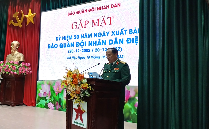 Báo QĐND Điện tử kỷ niệm 20 năm Ngày xuất bản