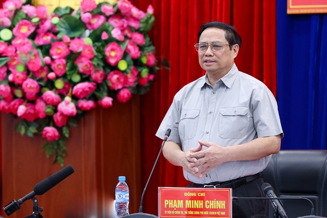 Kết luận của Thủ tướng Phạm Minh Chính tại buổi làm việc với lãnh đạo tỉnh Bình Dương
