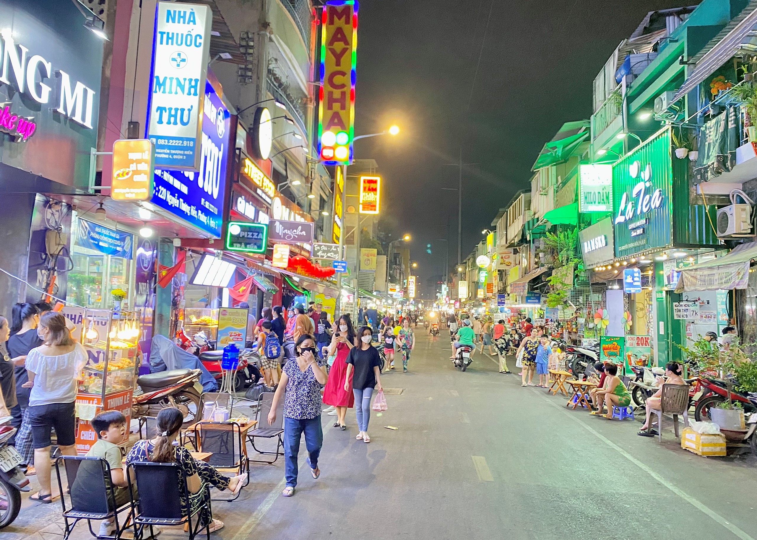 TP Hồ Chí Minh Phố ẩm thực Nguyễn Thượng Hiền chính thức đi vào hoạt động