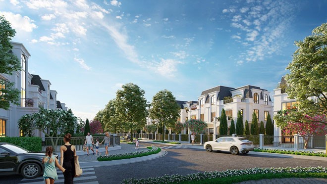 Ngất ngây với biệt thự như “viên ngọc xanh” của Hinode Royal Park