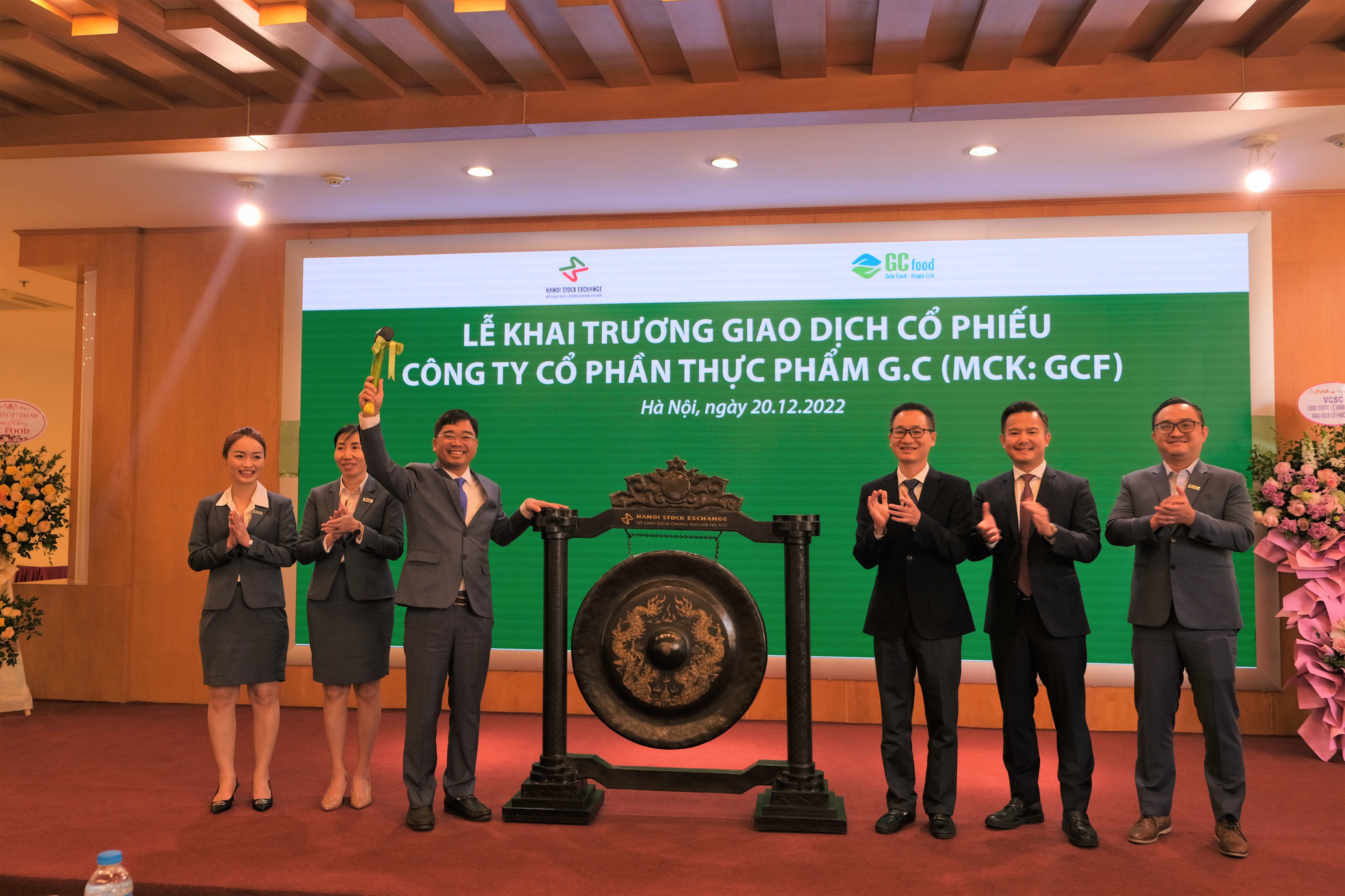 26 triệu cổ phiếu GCF của CTCP Thực phẩm G C chính thức giao dịch trên UPCoM