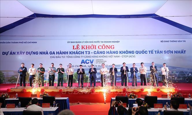 Thủ tướng phát lệnh khởi công xây dựng Nhà ga T3, Cảng hàng không Quốc tế Tân Sơn Nhất