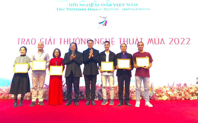 Trao giải thưởng Hội Nghệ sĩ múa Việt Nam năm 2022