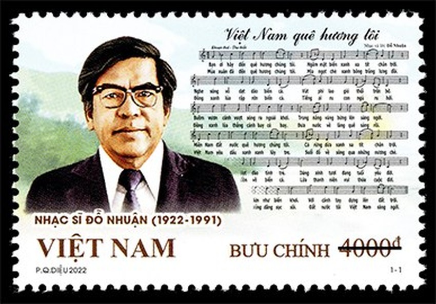Ra mắt bộ tem Kỷ niệm 100 năm sinh Nhạc sĩ Đỗ Nhuận