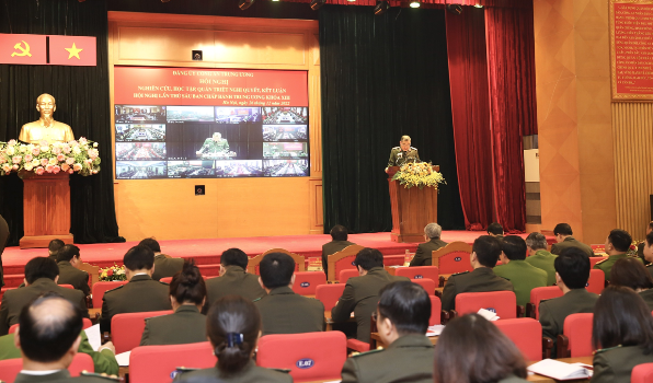 Đảng ủy Công an Trung ương Học tập, quán triệt Nghị quyết Hội nghị Trung ương 6, khóa XIII