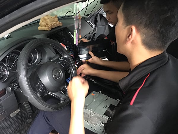 Lắp màn hình Android, camera hành trình có bị từ chối đăng kiểm