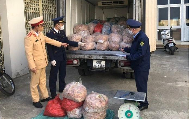 Thanh Hóa Thu giữ 1,4 tấn bì heo không rõ nguồn gốc