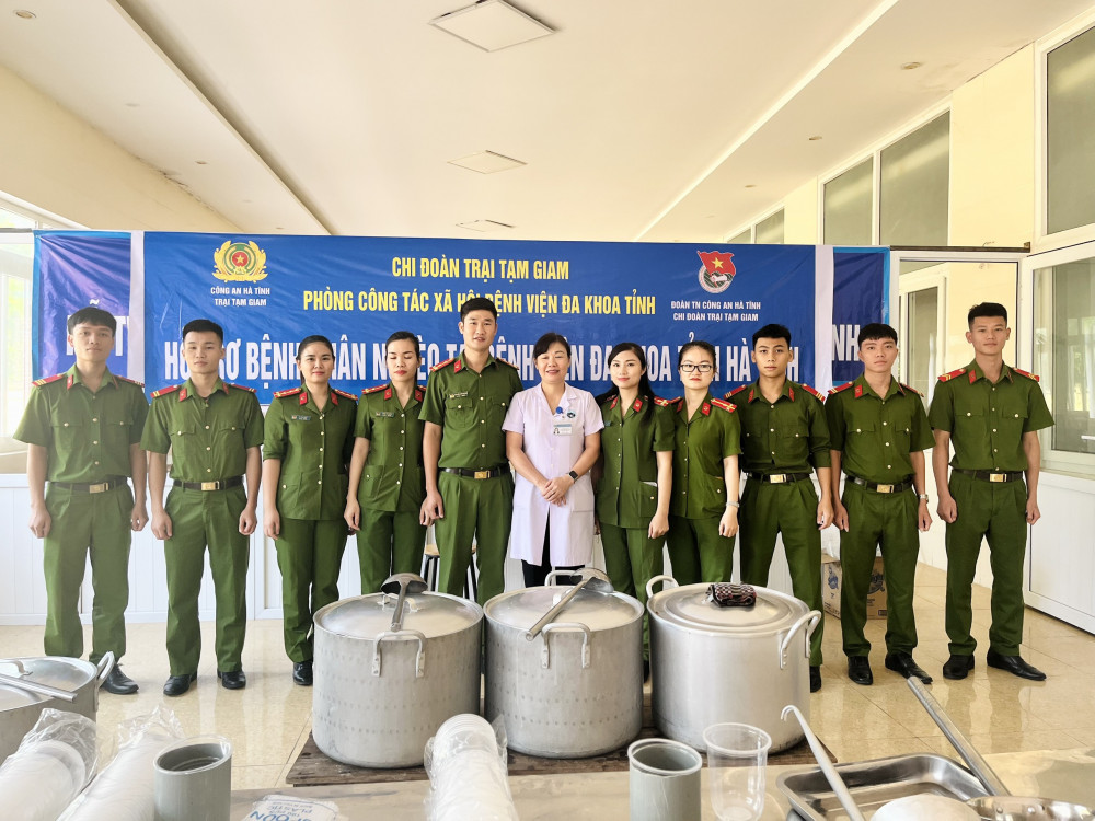 Tuổi trẻ Công an tỉnh Hà Tĩnh nỗ lực vì cuộc sống cộng đồng