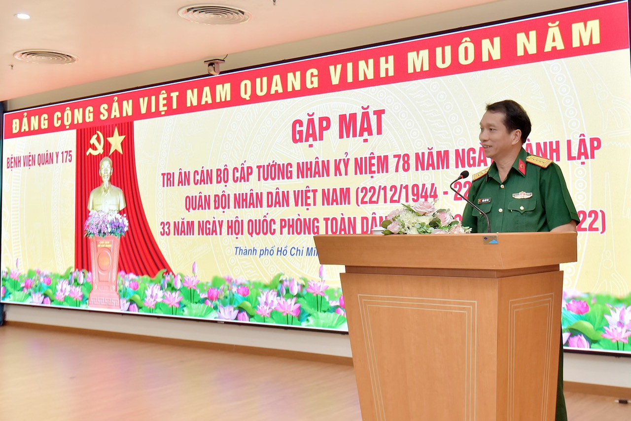 Bệnh viện Quân y 175 gặp mặt, tri ân cán bộ cấp tướng