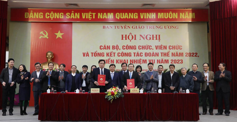 Nâng cao hiệu quả hoạt động của các tổ chức đoàn thể Ban Tuyên giáo Trung ương