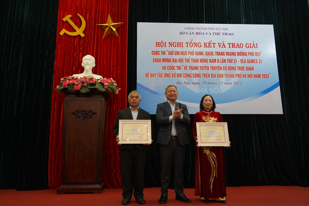 Sở Văn hóa và Thể thao Hà Nội tổng kết, trao giải hai Cuộc thi