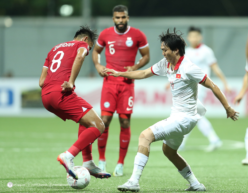 AFF Cup 2022 ĐT Việt Nam chia điểm cùng Singapore
