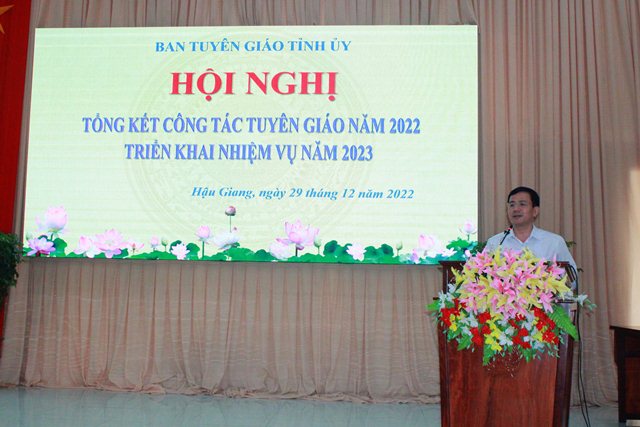Ngành Tuyên giáo Hậu Giang nhạy bén, linh hoạt, sáng tạo, tích cực đổi mới nội dung