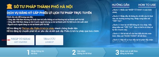 Hà Nội cấp Phiếu lý lịch tư pháp qua dịch vụ công trực tuyến từ ngày 01 01