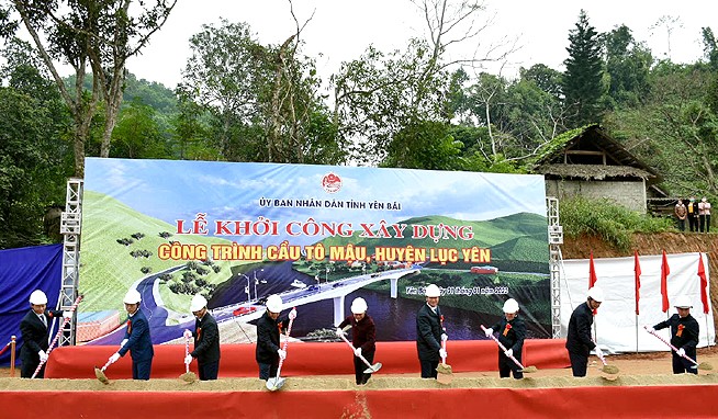 Yên Bái Khởi công công trình cầu Tô Mậu, huyện Lục Yên